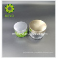 50g 100g round shape empty cosmetic glass jar with tap transparent caren jar